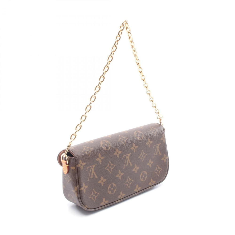 Louis Vuitton Wallet on Chain Ivy Handbag Canvas Brown
